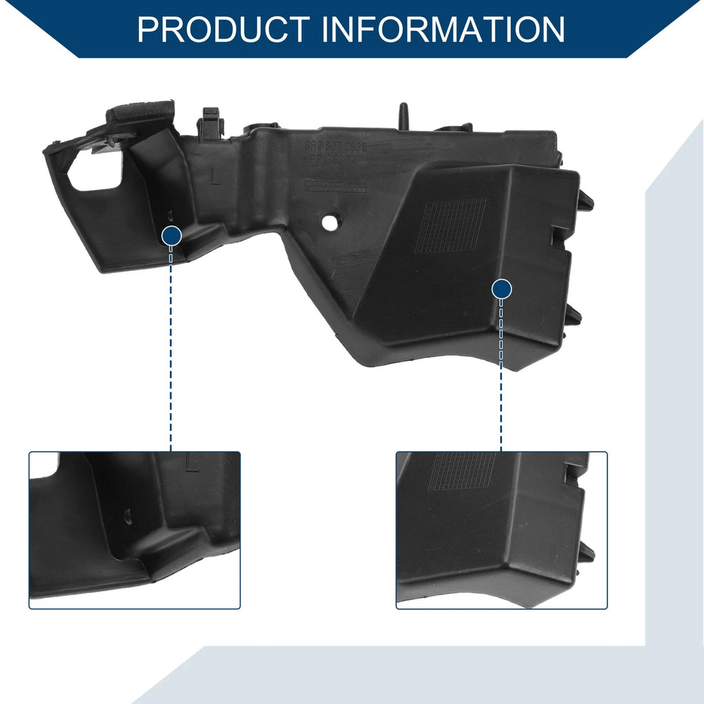 1pc Left Front Bumper Support Bracket No. 8R0807283C for Audi Q5 (2009–2017)