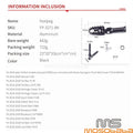 Black Wide Fat Foot Pegs Footrest w/ Bracket for Harley Softail (2018-2023)