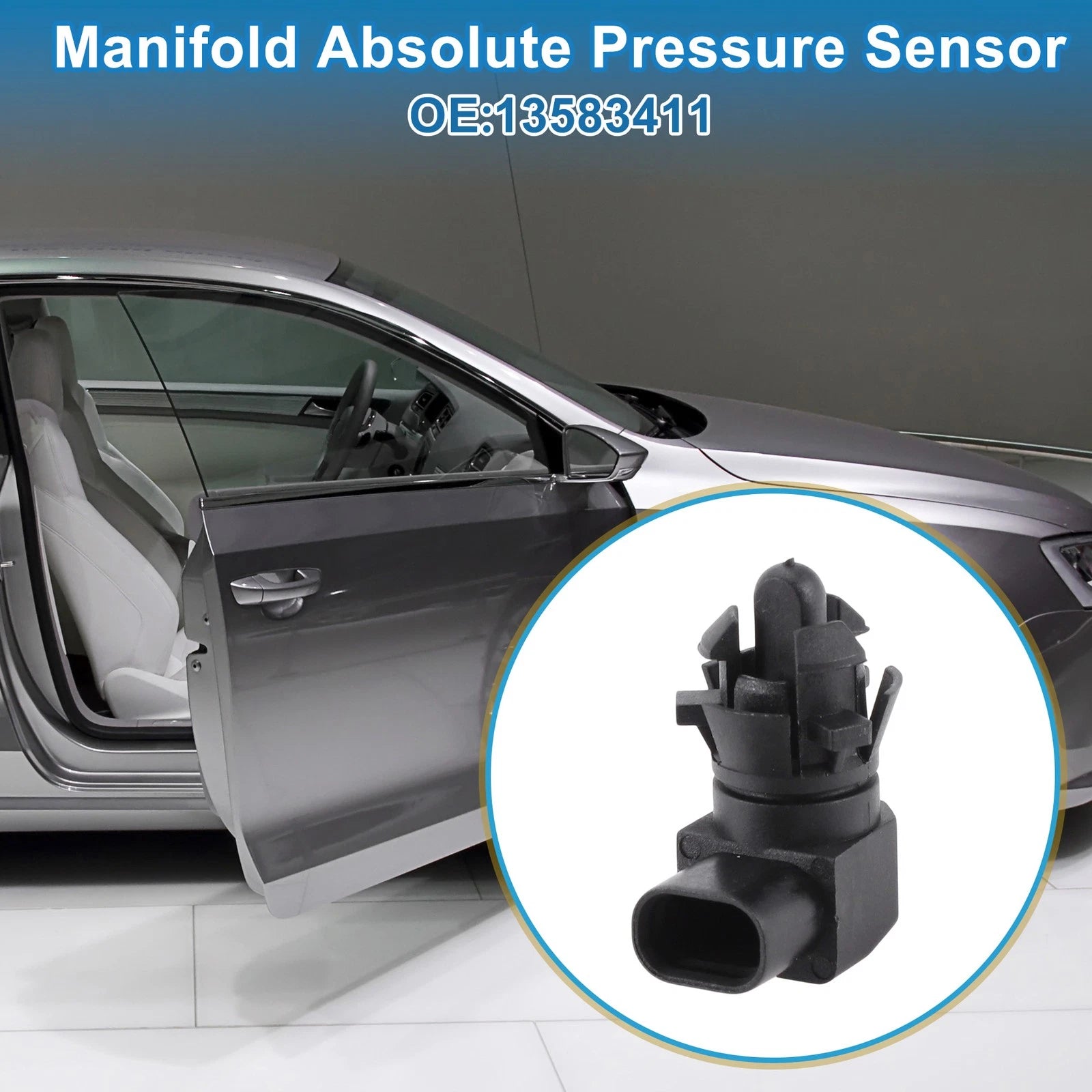 Manifold Absolute Pressure Sensor No. 13583411 for Chevrolet Silverado 1500 (2014–2020)