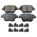 Akebono Euro Rear Ceramic Brake Pad for Audi A3 Quattro, VW Beetle, Eos, Golf, Jetta, Passat (2006–2020)