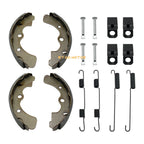 Front Brake Shoes w/Springs Pins for Kawasaki Mule 2510 2520 KAF620 (1993–2000)