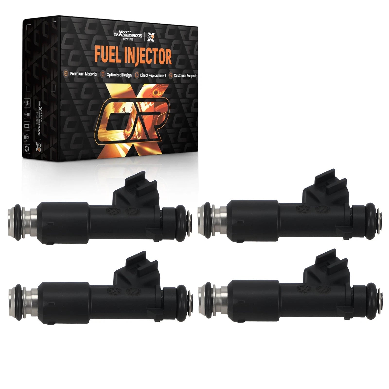 Set of 4 Fuel Injectors for Renault 2.0L L4 (2006–2008)