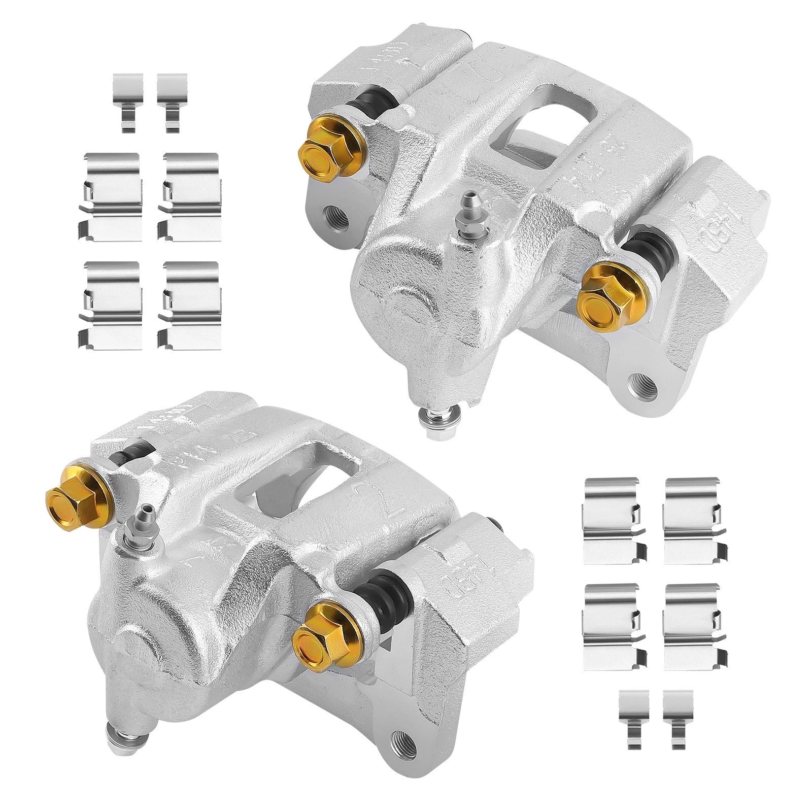 Set of 2 Rear Brake Calipers with Bracket for Toyota FJ Cruiser (2007–2014)