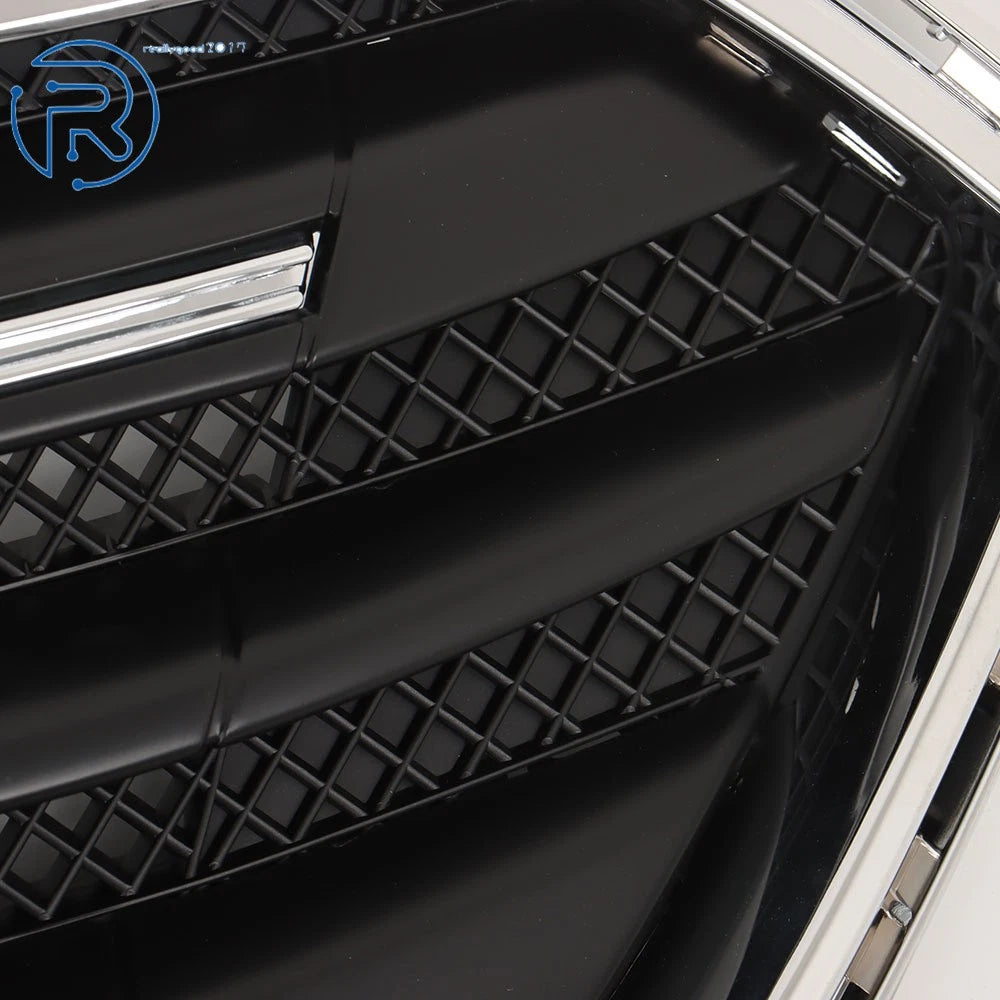 Matte Black Grille Assembly with Chrome Trim for Ford Taurus (2013-2019)