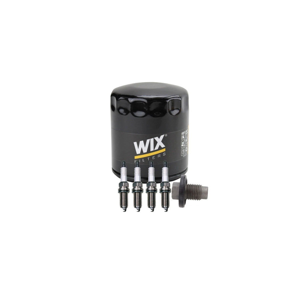 Wix Engine Oil Filter & Denso 4 Iridium Spark Plugs Kit for Compass Dart (L4)