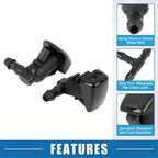Set of 4 Windshield Washer Nozzles No.68260029AA for Chrysler 300 (2011–2018)
