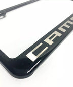 License Plate Frame Black Stainless Steel for Chevrolet Camaro (2010–2025)