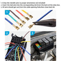6-Way 12V Waterproof Fuse Relay Holder Box with ATC Fuse (40A)