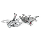 Rear Sets Footpegs for Honda CBR600RR 2009-2018 ( Grey)