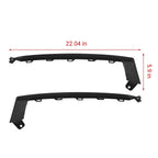 Set of 2 Primed Bumper Trims for Honda Accord (2018–2021)
