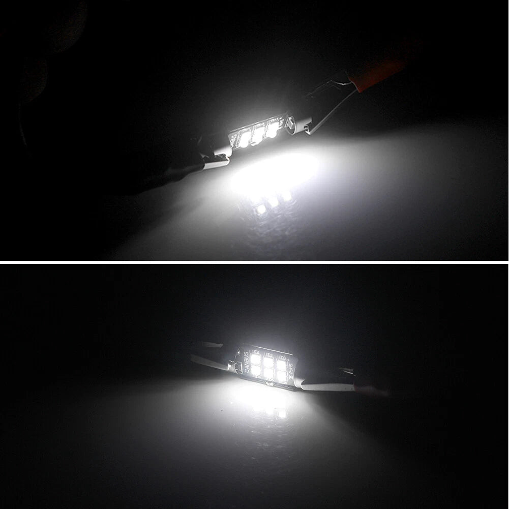 Set of 2 LED License Plate Lights for Benz BMW Ford