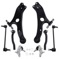 Front Control Arm Ball Joints Sway Bars Tie Rods Kit for Toyota Sienna (2011–2020)