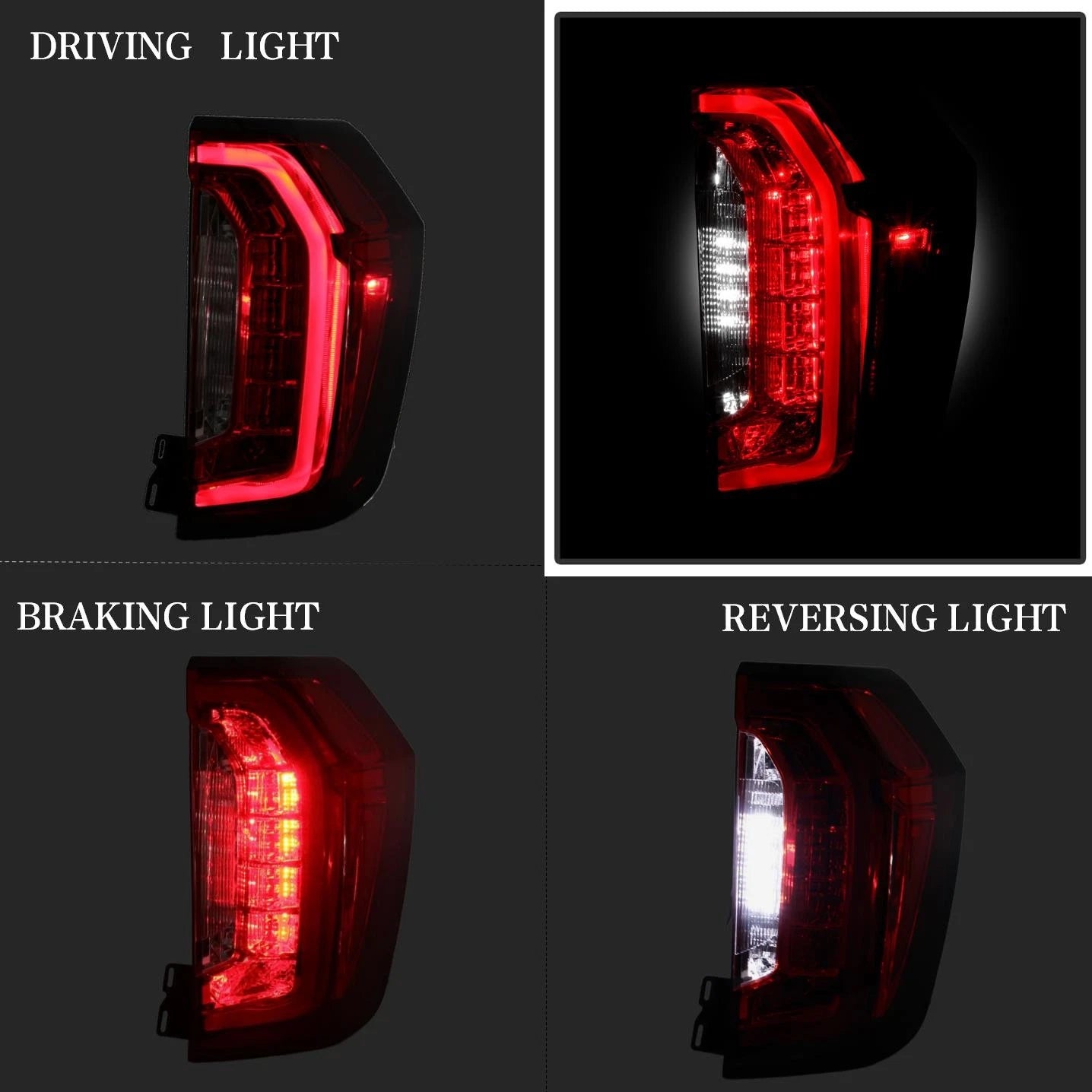 Full LED Tail Lamps Assembly for GMC Yukon (2021–2024) RH