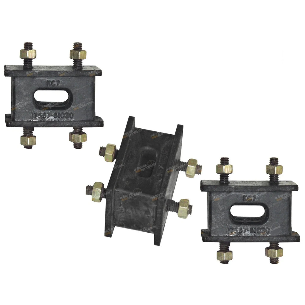 3 x Rubber Exhaust Mounts for Toyota Landcruiser