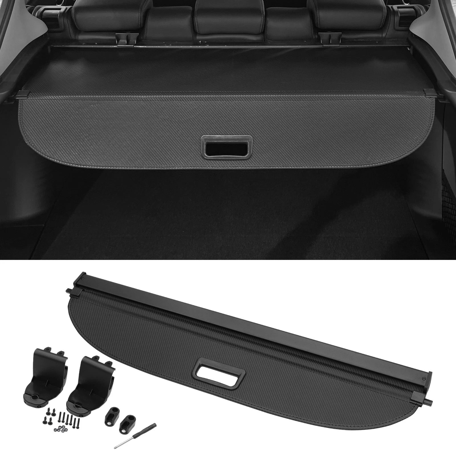 Retractable Cargo Cover for Mazda CX-30 (2020–2024) Gloss Black
