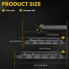 Set of 2 Rear Air Deflectors for Chevy Silverado (2014–2019)