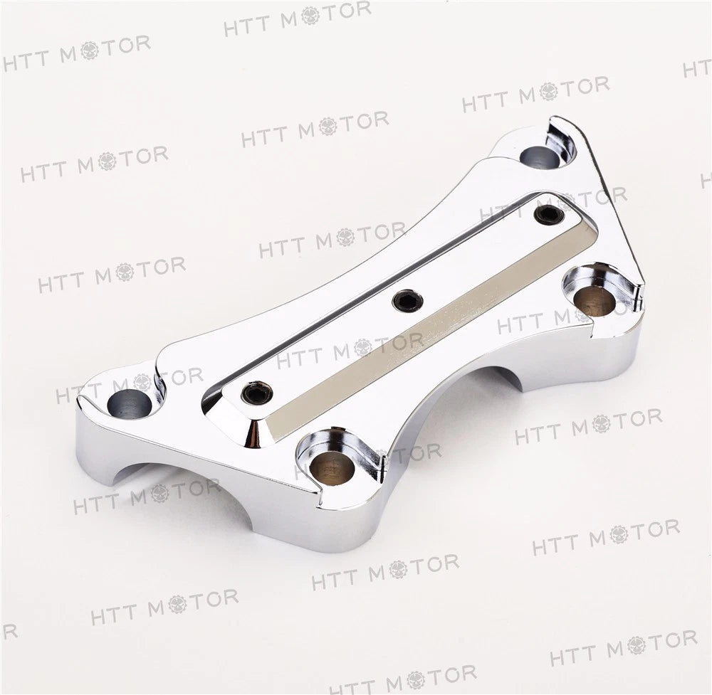 Anti-Slip Handlebar Top Clamp for Harley Touring (1997–Present) Chrome