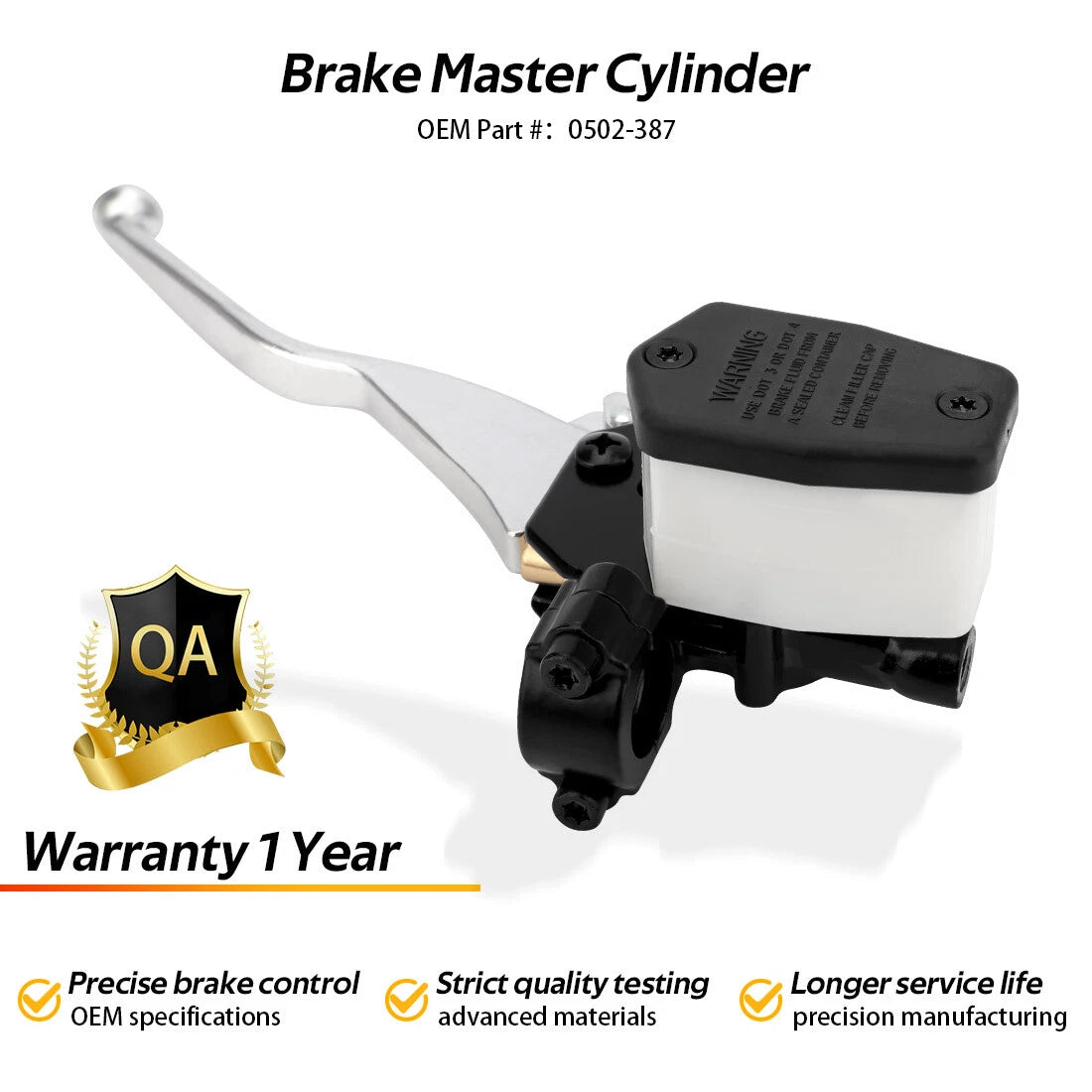Front Brake Master Cylinder 0502-132 for Arctic Cat ATV 250-500 (1998-2010)
