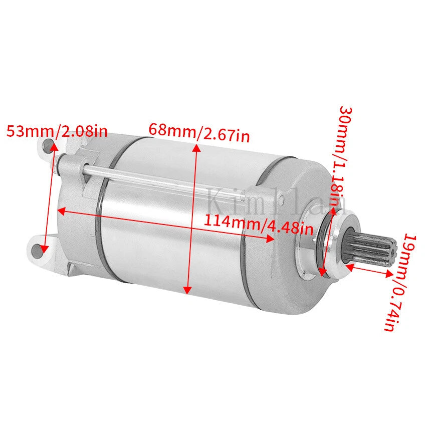 Starter for Honda XLV650 XL650V Transalp (2000–2006) XLV600 XL600V (1997–1999)