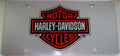 Acrylic Mirror Finish License Plate Tag for Harley Davidson
