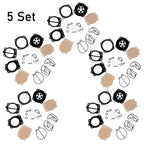 Set of 5 Carburetor Rebuild Kits for Kawasaki 750 TS SX SXI (Keihin CDK-2)