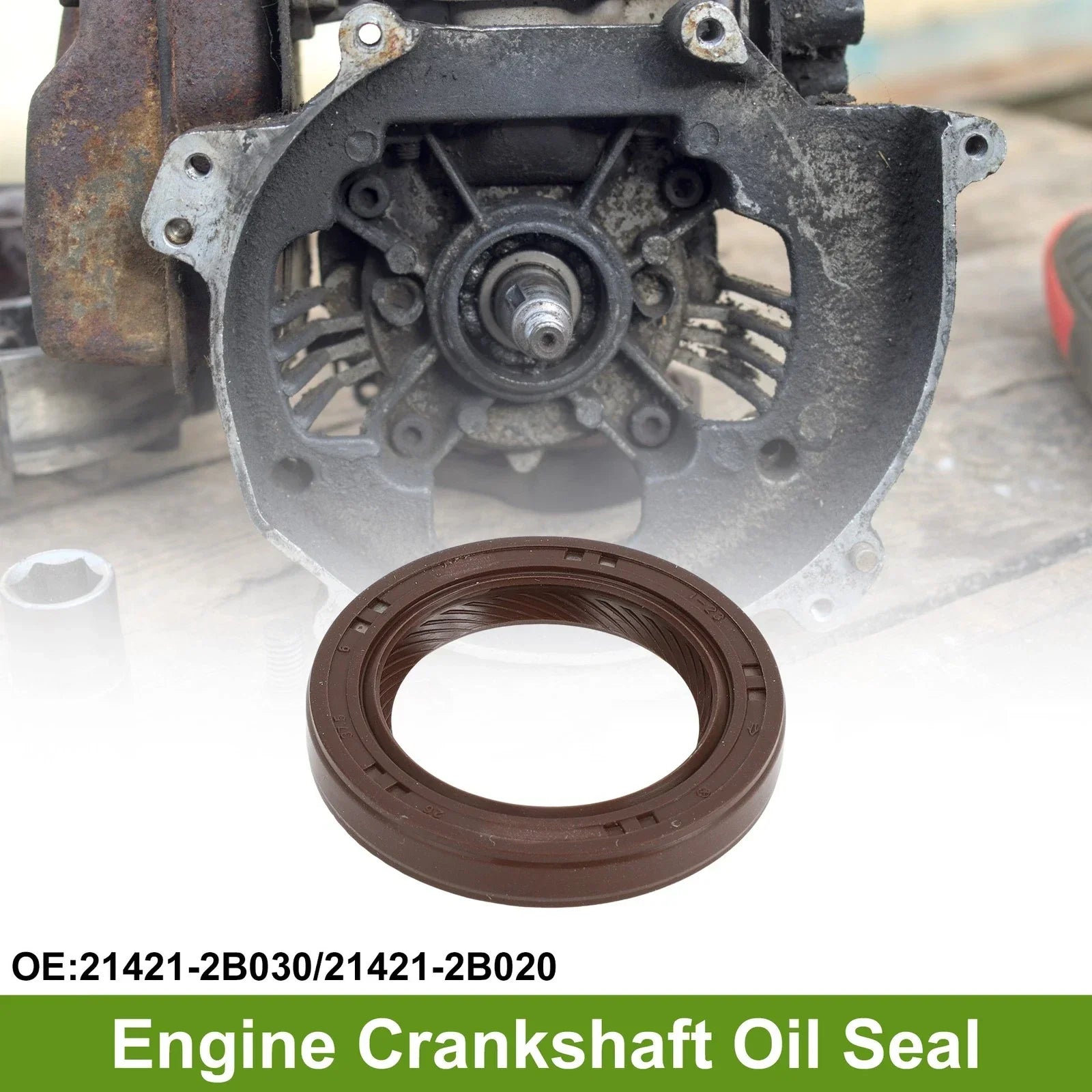 Front Crankshaft Oil Seal for Hyundai Accent Elantra, Kia Optima Rio (2000-2023)