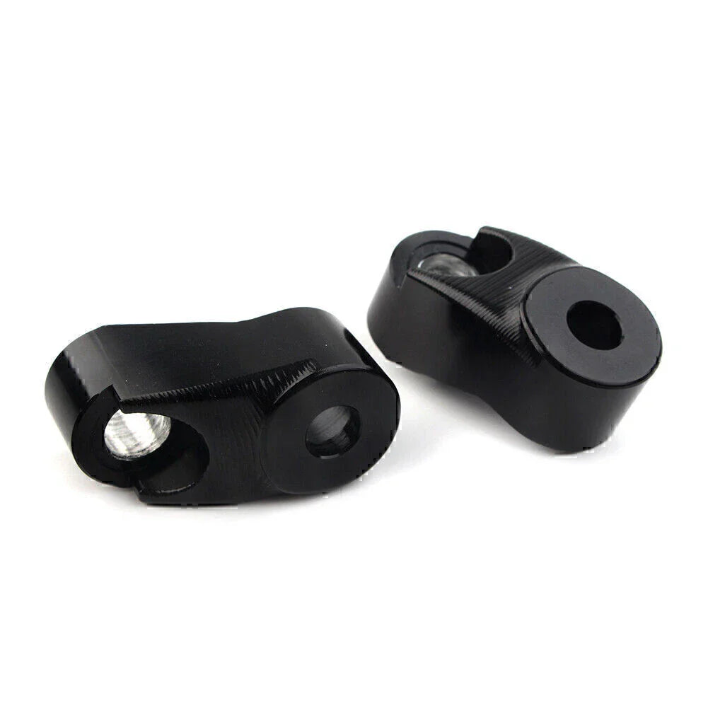Black Short Front Turn Signal Mounts 39mm 49mm for Harley Sportster FXR