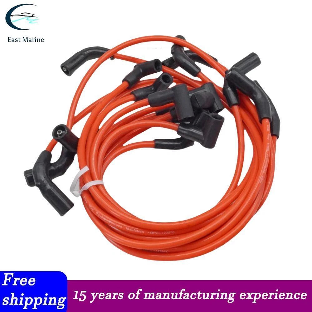 Spark Plug Ignition Wires for MerCruiser MPI 5.0L 5.7L 6.2L 350 MAG (N/A)
