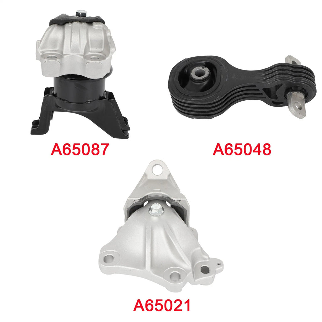 Engine & Trans Mount Set of 3 for Honda Civic (2012) L4 1.8L Sedan AT