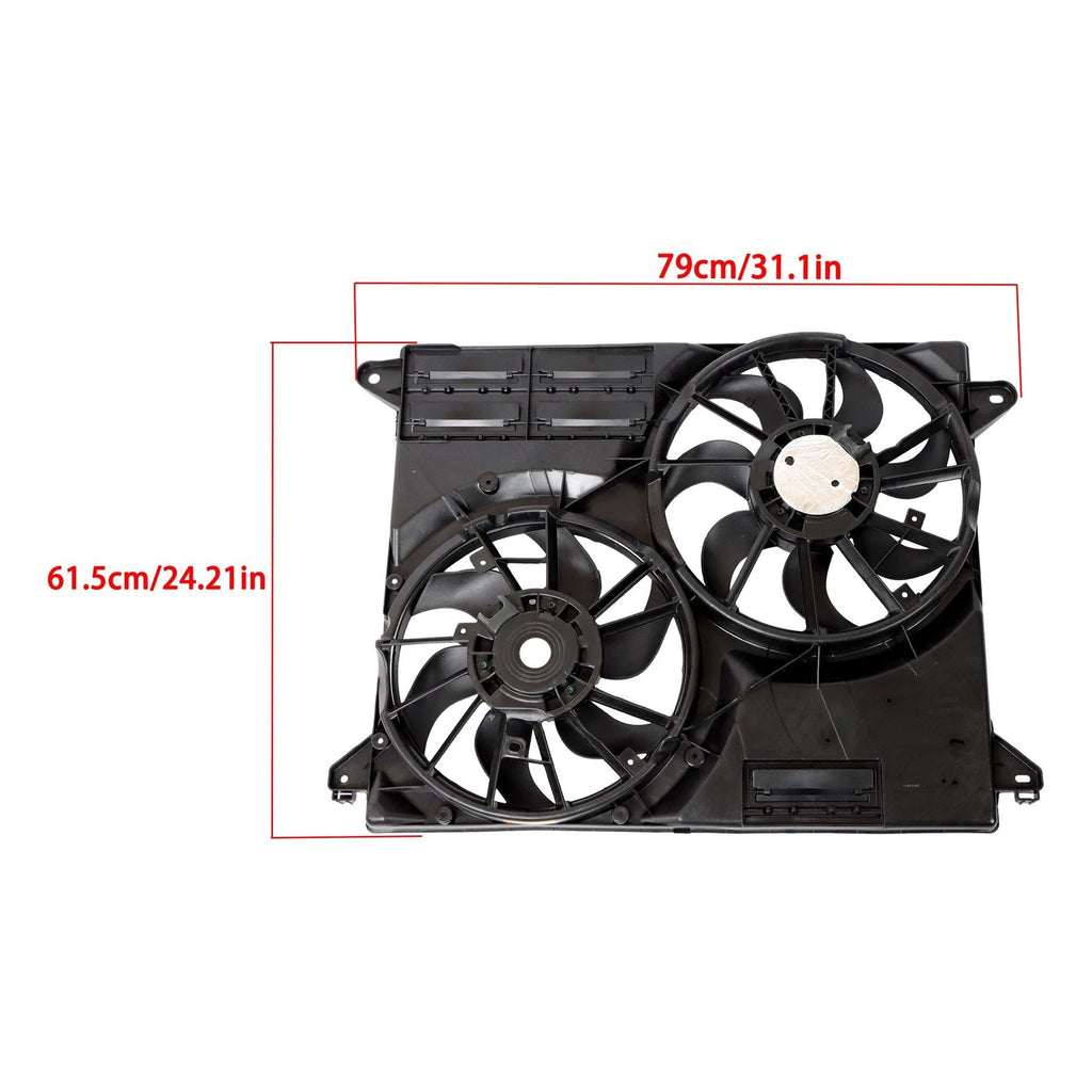 Dual Cooling Fan Assembly for Ford Edge (2015-2021)