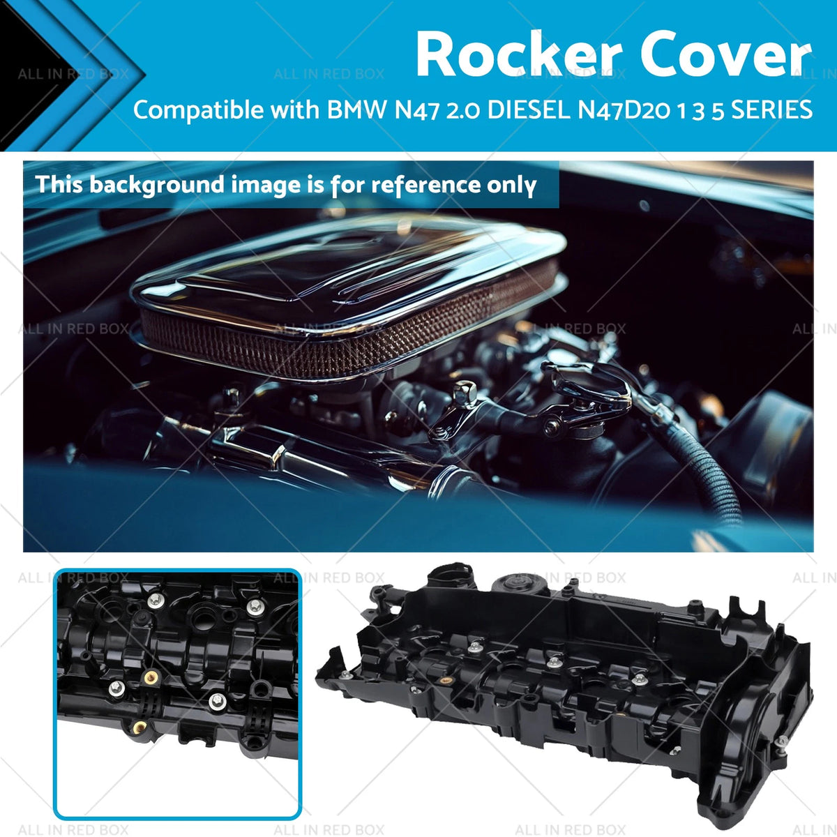 Rocker Cover for BMW 1 3 5 Series N47 2.0 Diesel (N47D20)