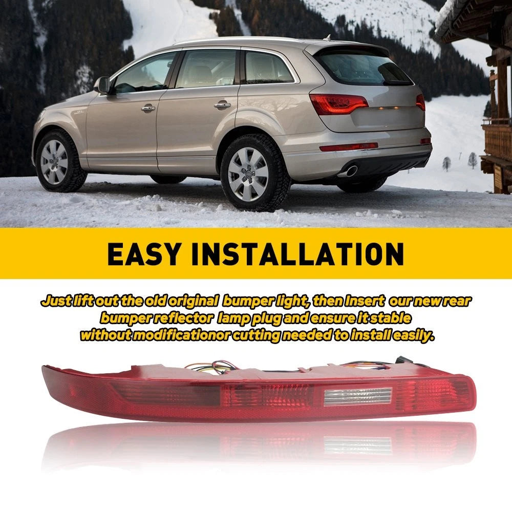 Rear Bumper Light Lower Reflector Tail Stop Lamp Left for Audi Q7 (2006–2015)