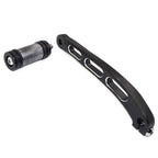 Black Foot Shift Lever w/ Shifter Peg for Harley Dyna FLD FXD FXDF (1991–2017)