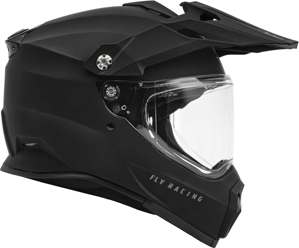 Fly Racing Trekker Solid Helmet Matte Black Medium for Street & Motocross (2010–2023)