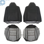 Set of 2 Front Perforated Seat Covers for Ford F250 F350 Lariat (2002–2007)