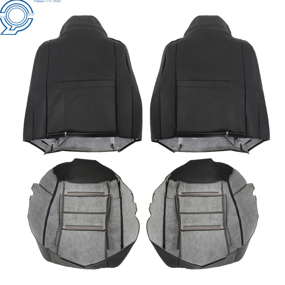 Set of 2 Front Perforated Seat Covers for Ford F250 F350 Lariat (2002–2007)