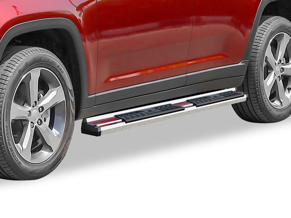 Chrome Board Side Steps for Jeep Grand Cherokee (2022–2026)