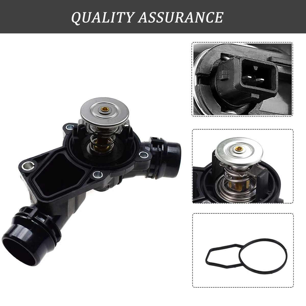 Engine Thermostat Assembly with Housing for BMW E46 325i (1998-2006)