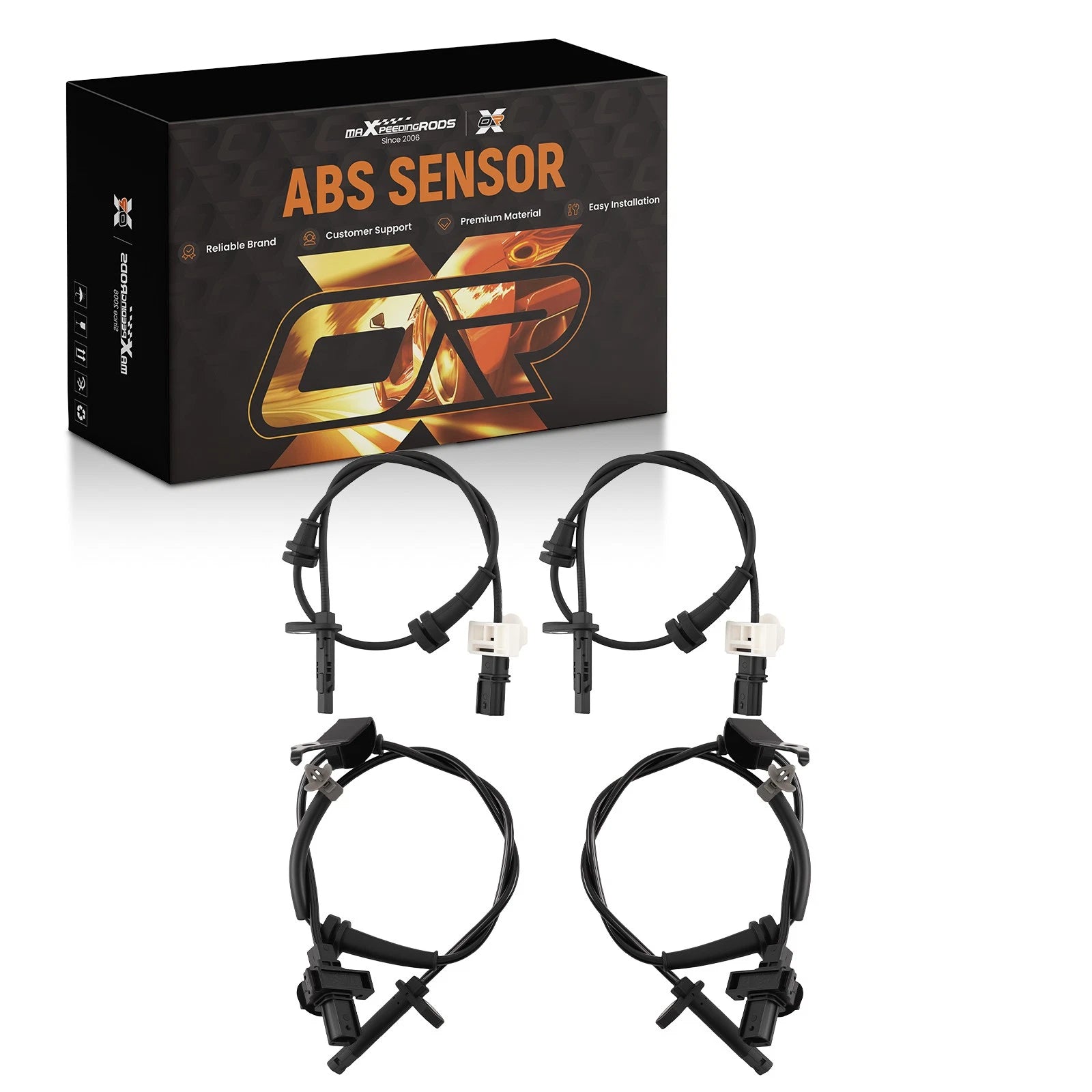 Set of 4 ABS Speed Sensors for Honda Accord (2013–2017) AB1244 ALS2400