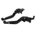 CNC Extendable Brake Clutch Levers for Yamaha YZF R1 (2009-2014) Black