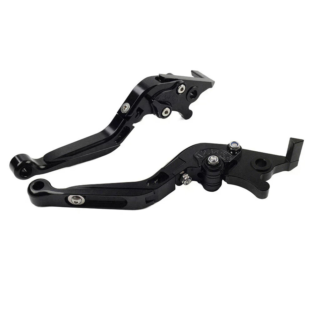 CNC Extendable Brake Clutch Levers for Yamaha YZF R1 (2009-2014) Black