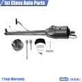 32" Chrome Steering Column Tilt for Auto with Wheel Adapter