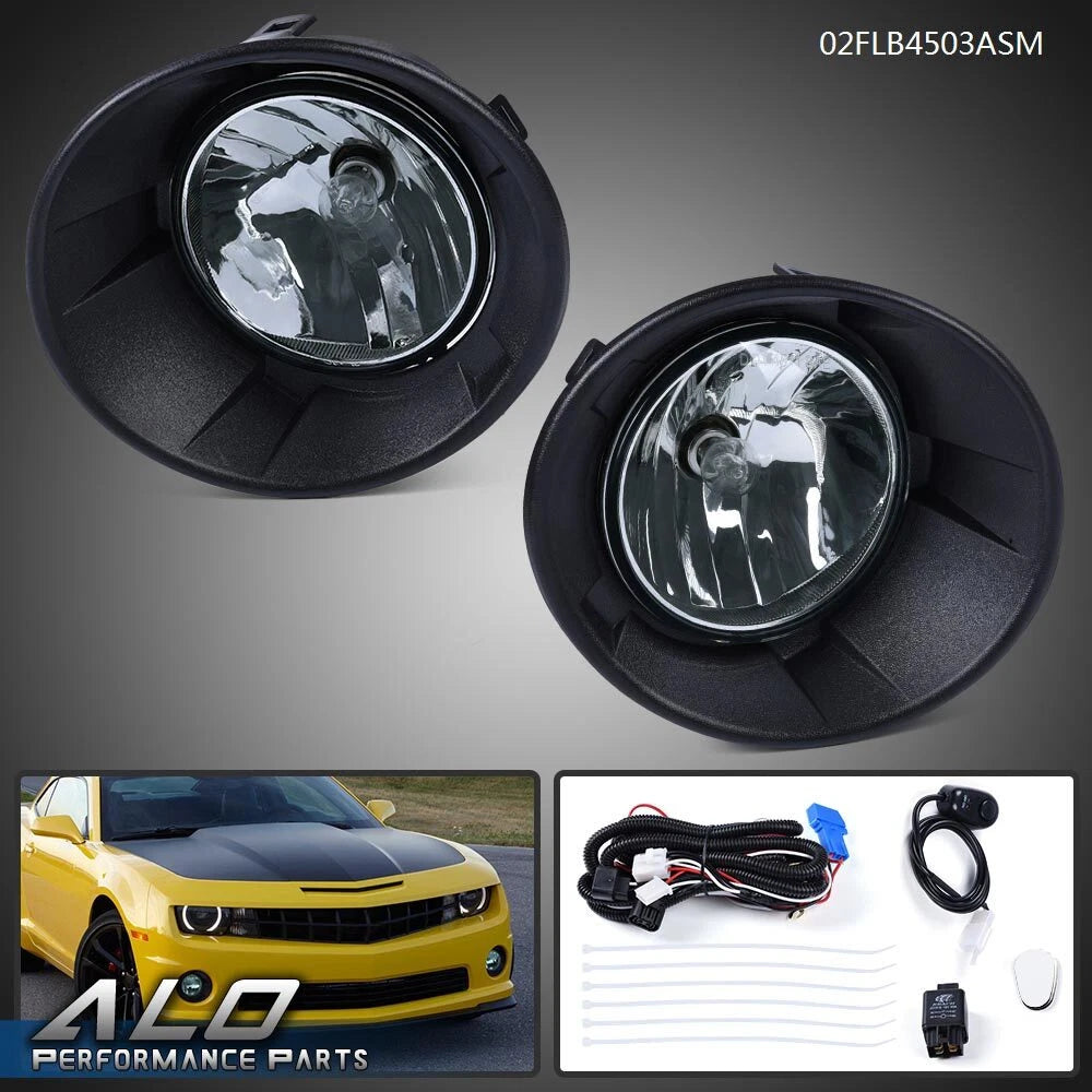 Fog Lights Kit for Chevy Camaro (2010–2013) Smoke Lens with Wiring & Switch