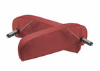 Leather Front Seat Armrest Protector Cover for Volvo VNL (2004–2018) Red