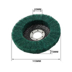 Set of 4 Nylon Fiber Flap Polishing Wheel Discs for Angle Grinder (180#)