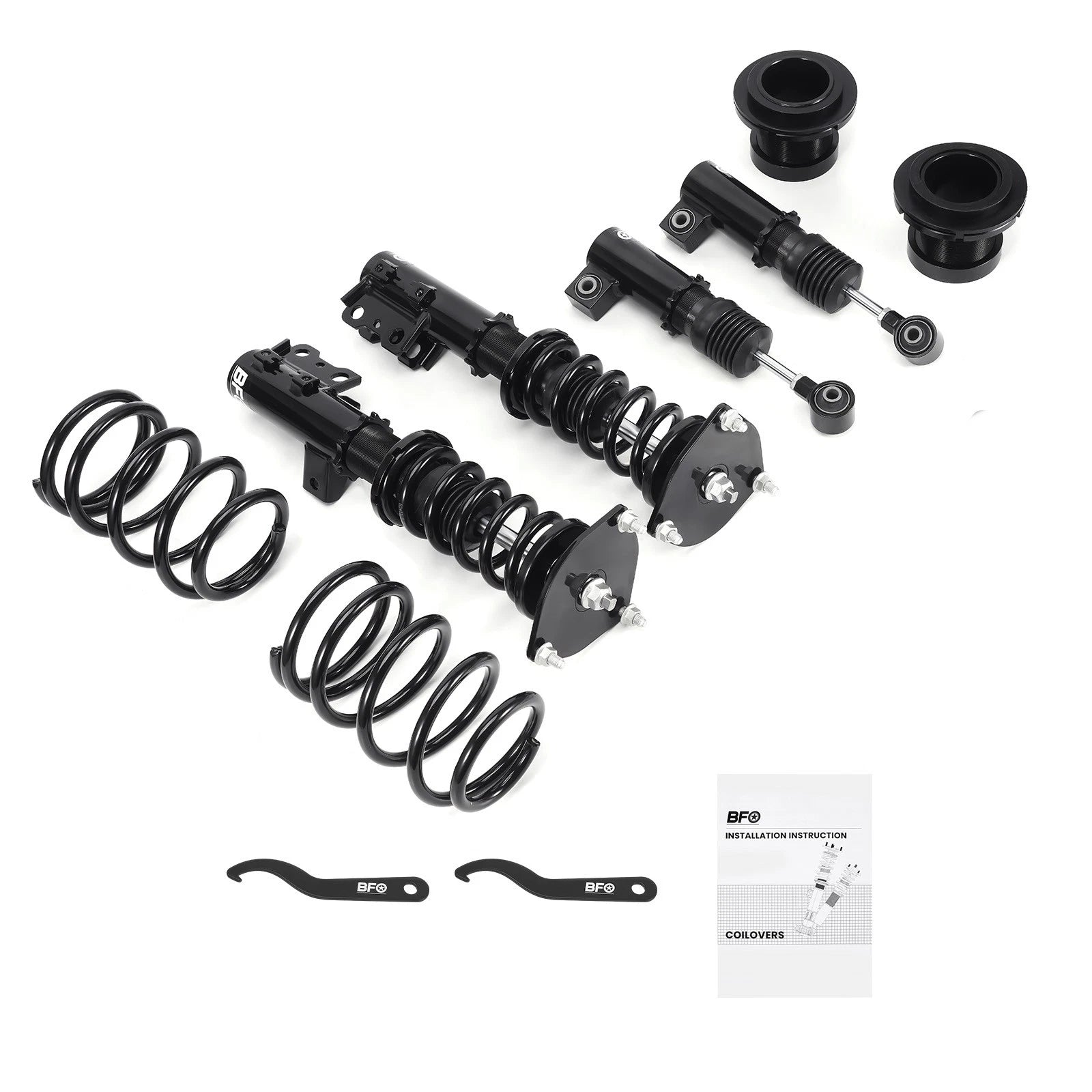 Adjustable Coilover Shocks and Springs Kit for Hyundai Veloster (2012-2018)