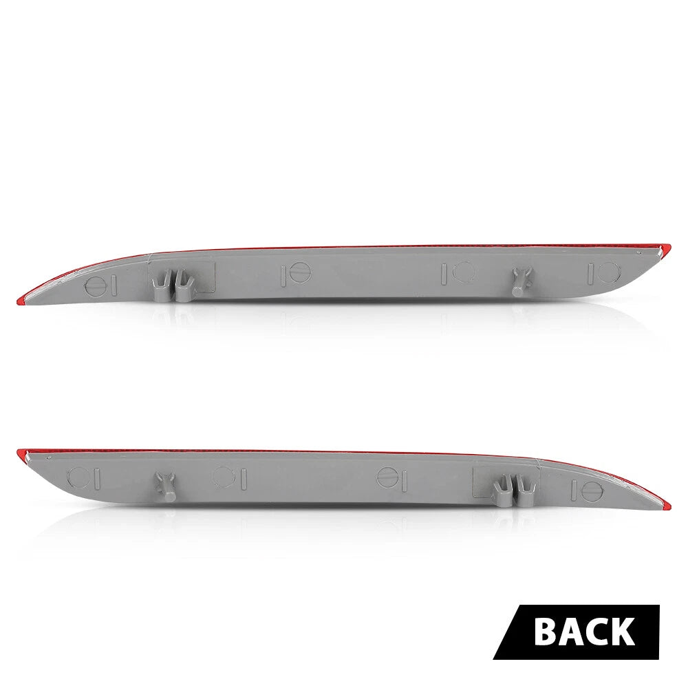 Set of 2 Rear Bumper Reflectors for Ford Mustang (2015–2017)