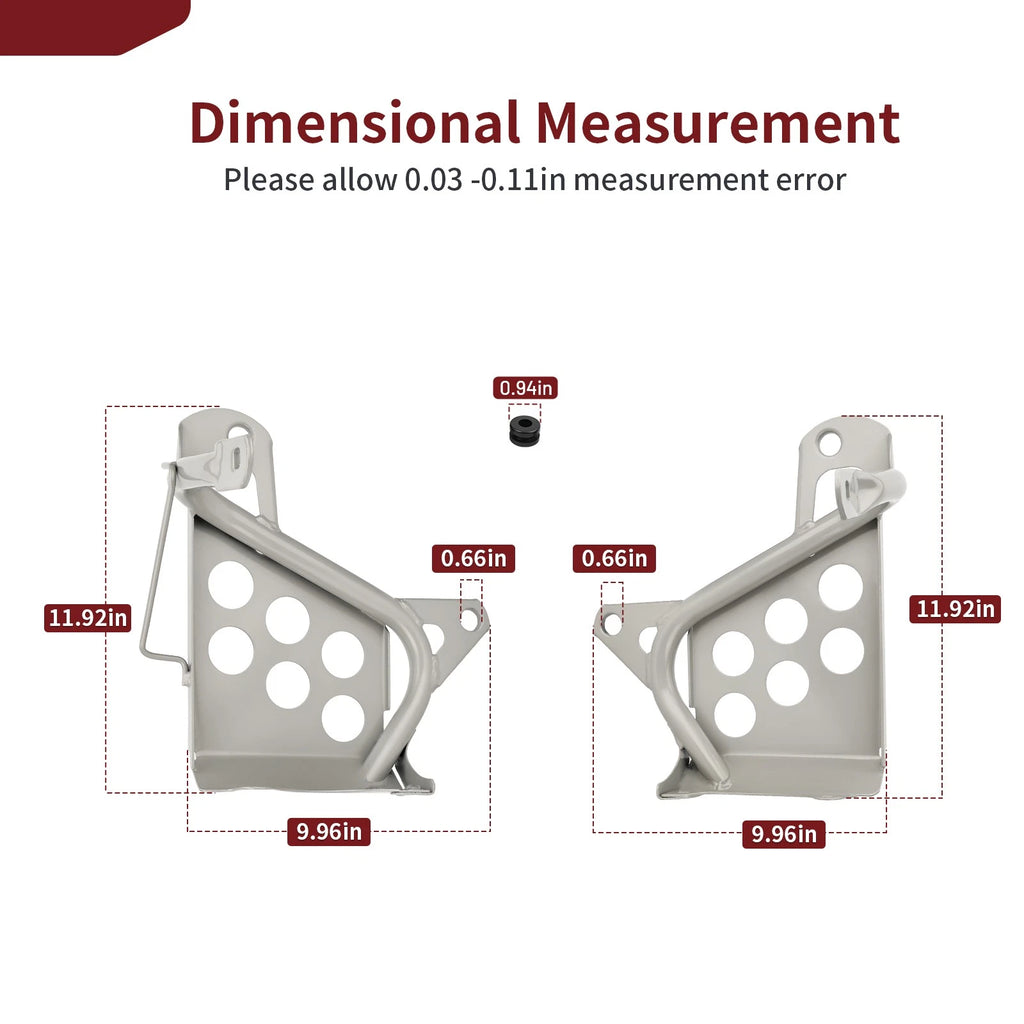 Heel Guards for Yamaha Blaster 200 YFS200 (1990–2006)