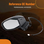 Left Rear View Mirror for Honda CR-V Sport Hybrid (2023–2025) 762583A0A92