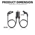 Set of 3 Ignition Coil Caps + Sub-Wires for Honda Gold Wing 1500 (1988–2000)